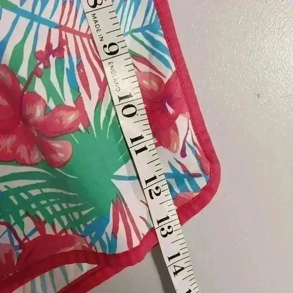 "BANANA‎ BOAT " Women’s floral front  UPF+50 beach shorts pockets pull on Sz L - Picture 7 of 9